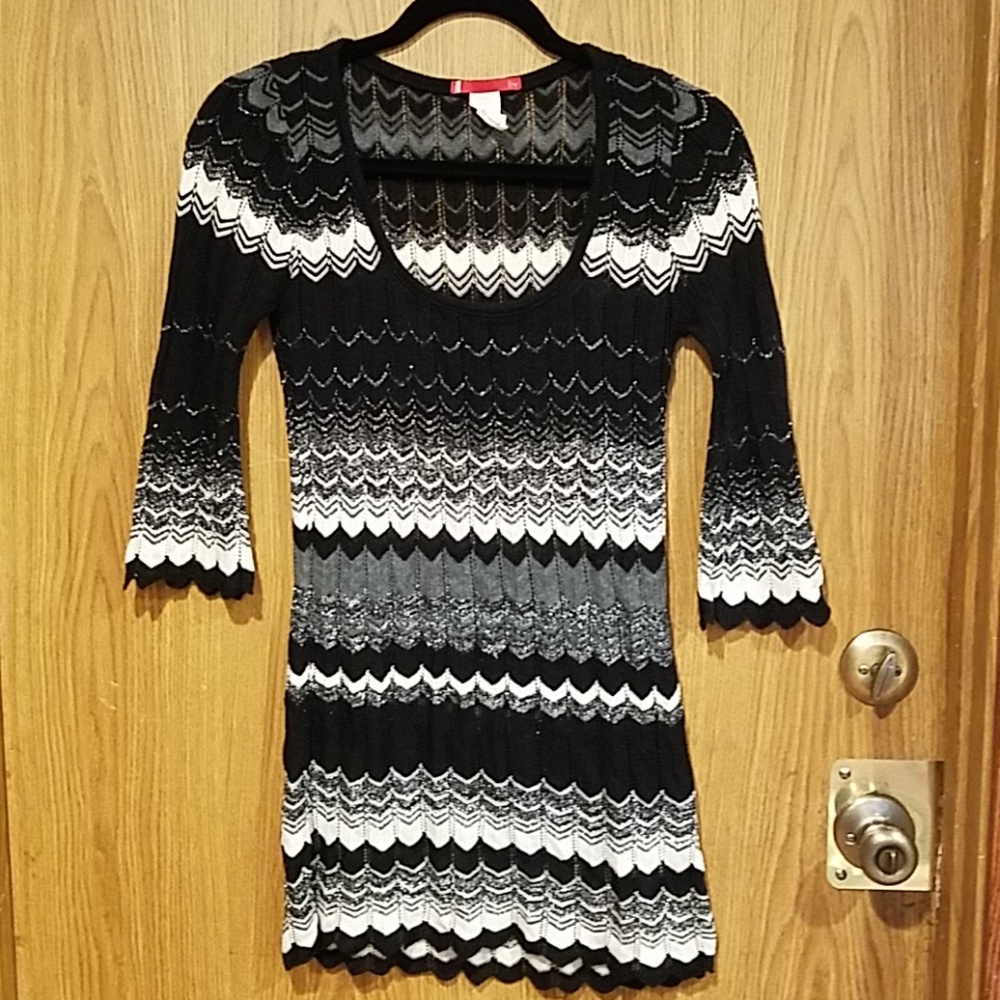 Metallic tunic
